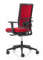 Mobile Preview: Koehl Anteo ergonomischer Bürodrehstuhl Flachpolster Grenadine Rot Sitzpolster ebenfalls grenadine-rot